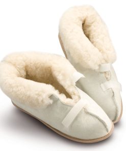 Care Quip - Sheepskin Slippers Closed Toe