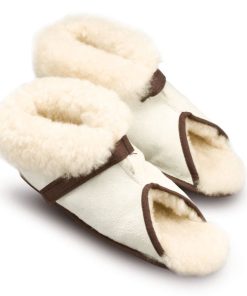 Care Quip - Sheepskin Slippers Open Toe